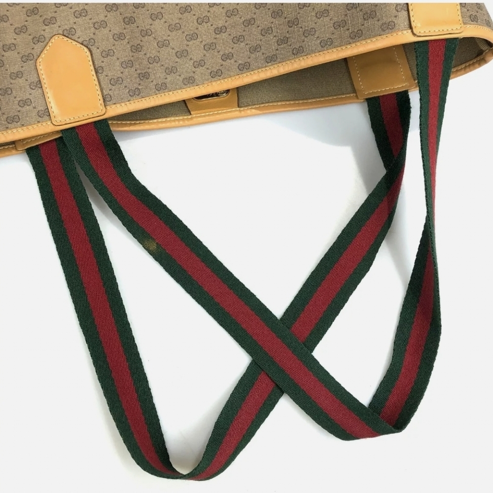 Gucci Sherry Line Handbag | Tote Vintage - Picture 5 of 11